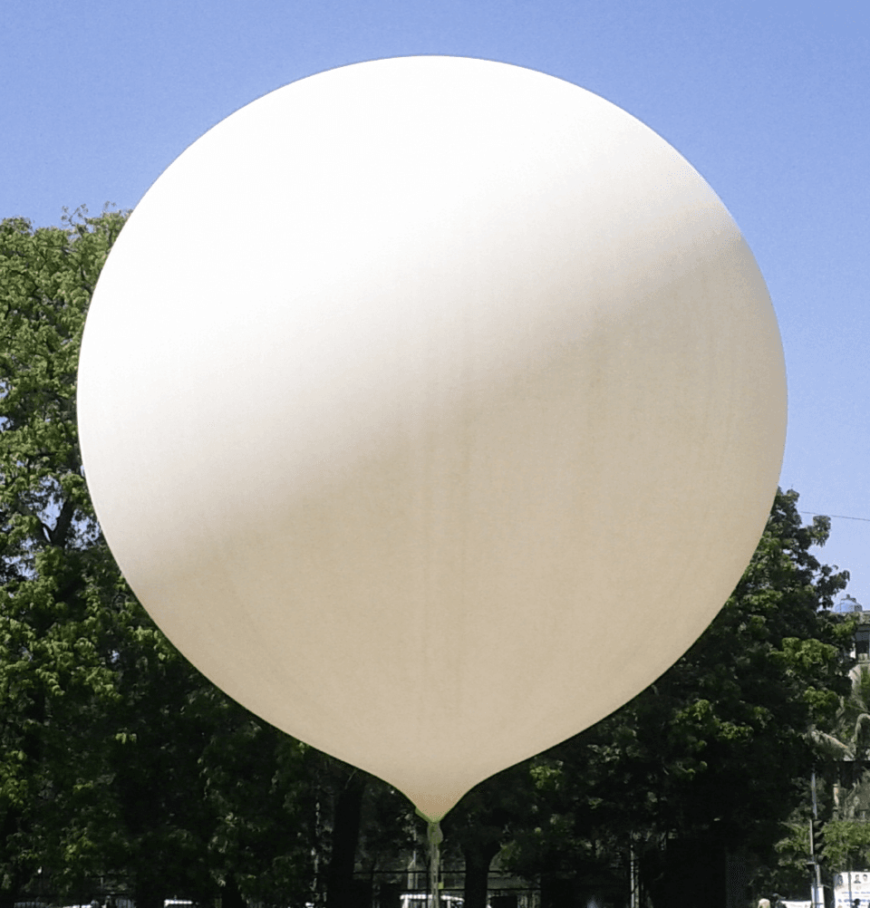 Ballon météorologique 1500 grammes - couleur blanc